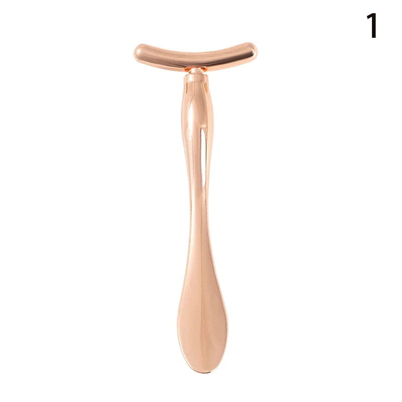 Eye Face Cream Applicator Alloy Beauty Spoon Roller Facial Massage Qme 1 Rose Gold
