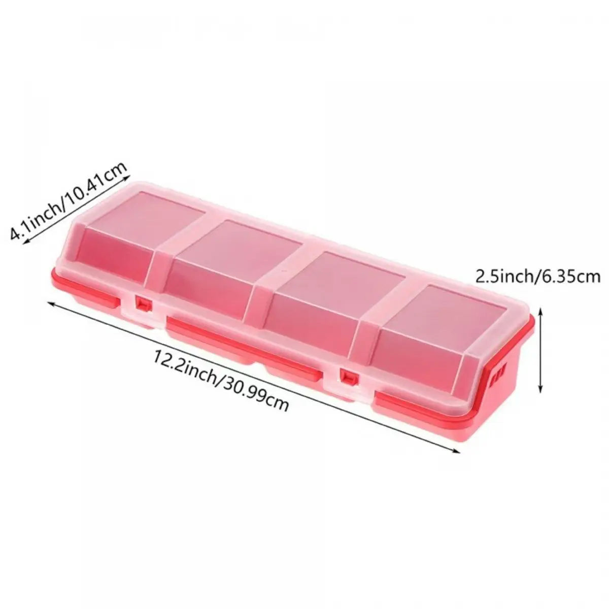 Small Sorting Screw Parts Box Organizer Qme red