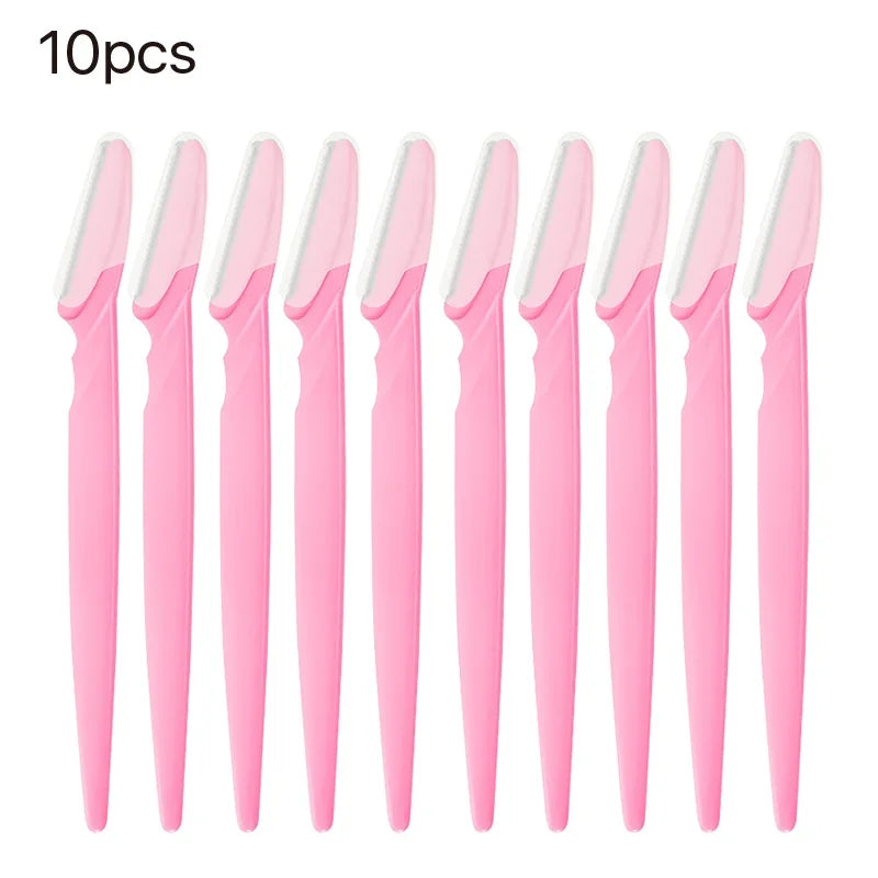 Eyebrow Trimmer Blade Shaver Portable Face Razor Eye Brow Epilation Qme