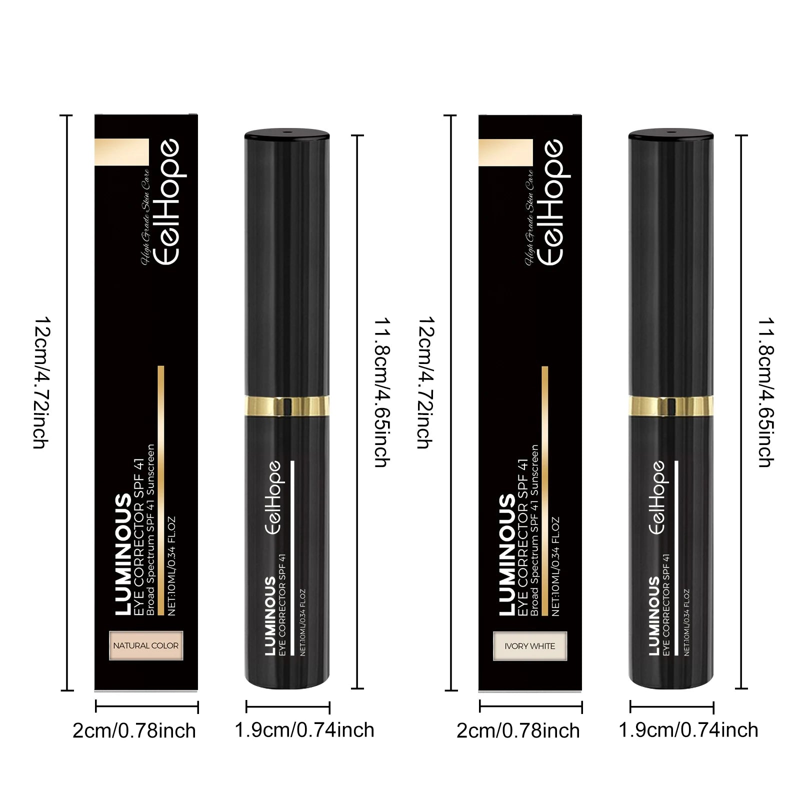Dark Circles Concealer Stick Under Eye Cover Acne Pigmentation Blemishes Coverage Waterproof Lightweight Natural Daily Makeup Qme