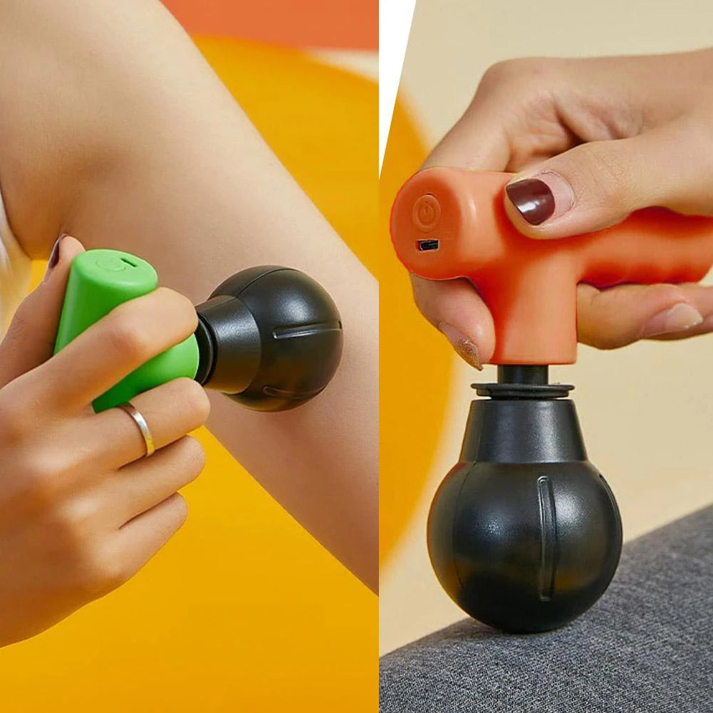 Portable Mini Massage Gun Handheld Deep Tissue Massager Back Leg Qme
