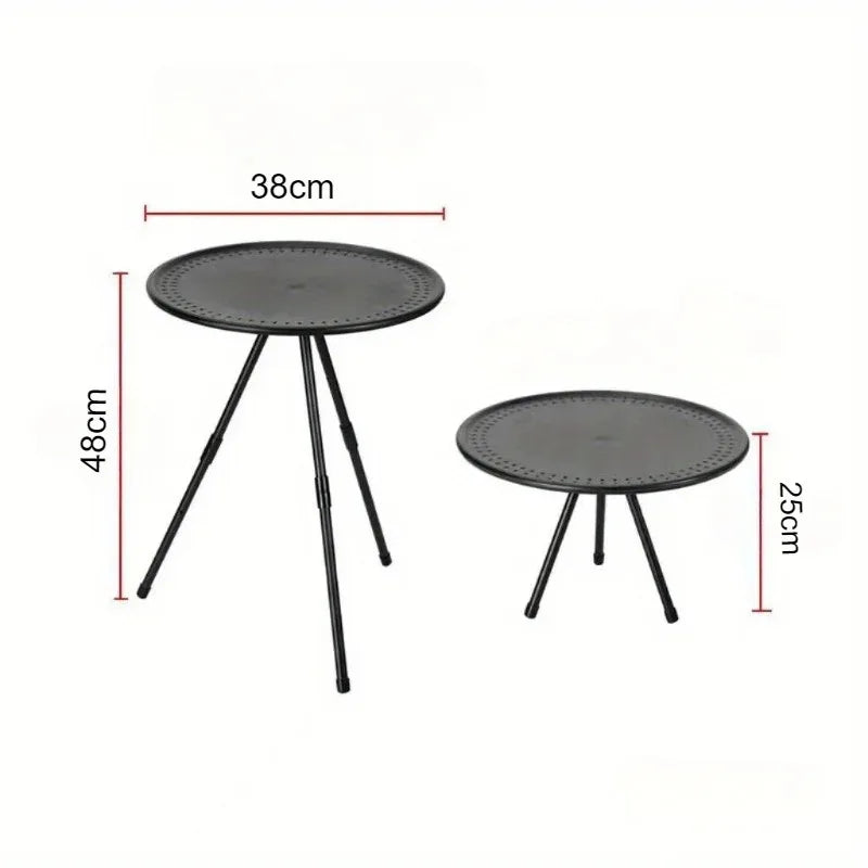 Outdoor Aluminum Alloy Folding Table Lightweight Coffee Portable Qme