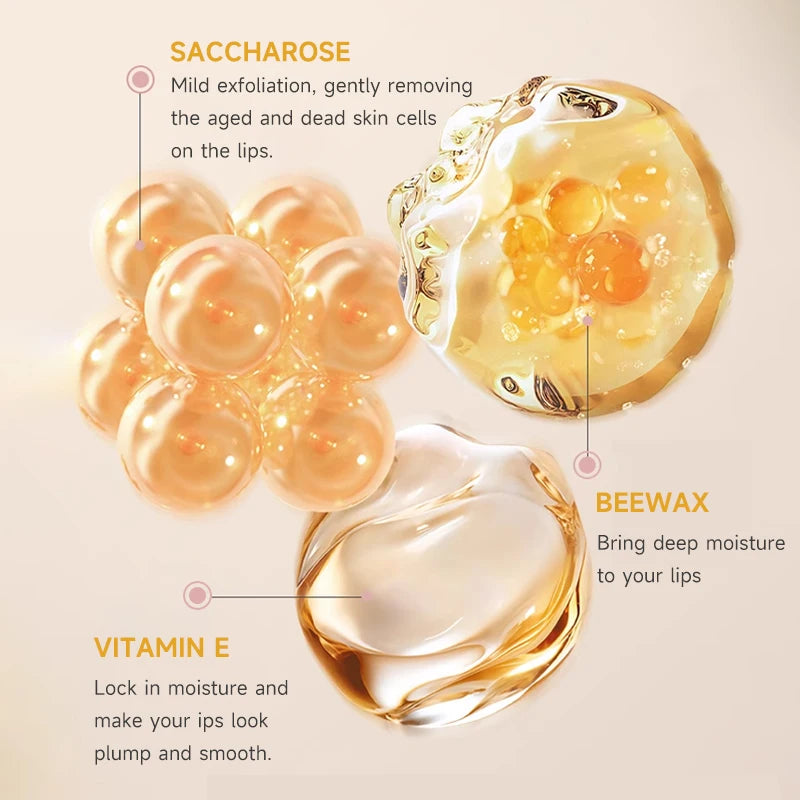 Long-Lasting Hydrating Lip Balm,Injection Beeswax&Vitamin E,Ultra-Nourishing Lipstick,Moisturizing Lip Balm For Dry Cracked Lips Qme