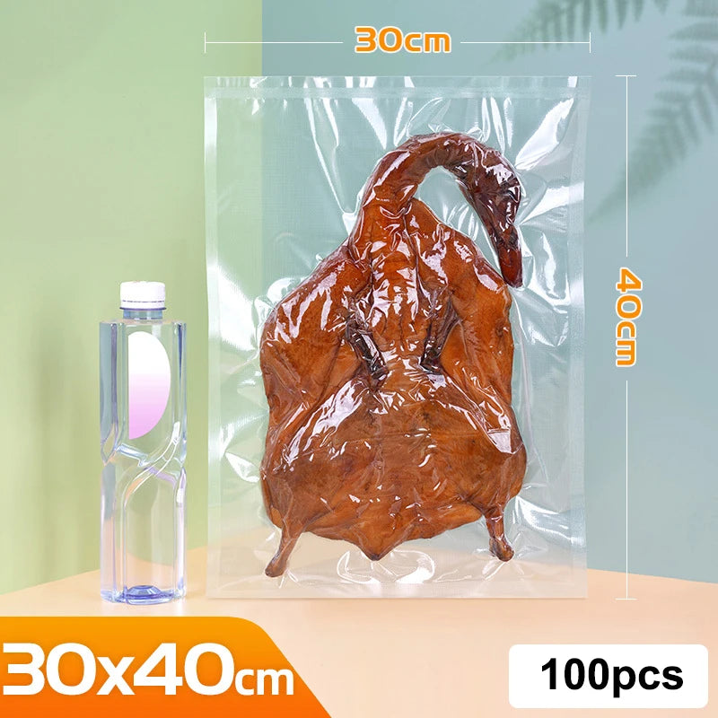 Storage Vacuum Packaging Bags Food Packing Bag Kitchen Sealer Thick Qme 30x40cm