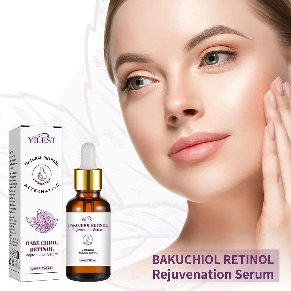 1/2PCS Bakuchiol Retinol Rejuvenation Serum For Face Minimize Wrinkle Retinol & Vitamin Face Serum Korean Firming Skin Care Qme
