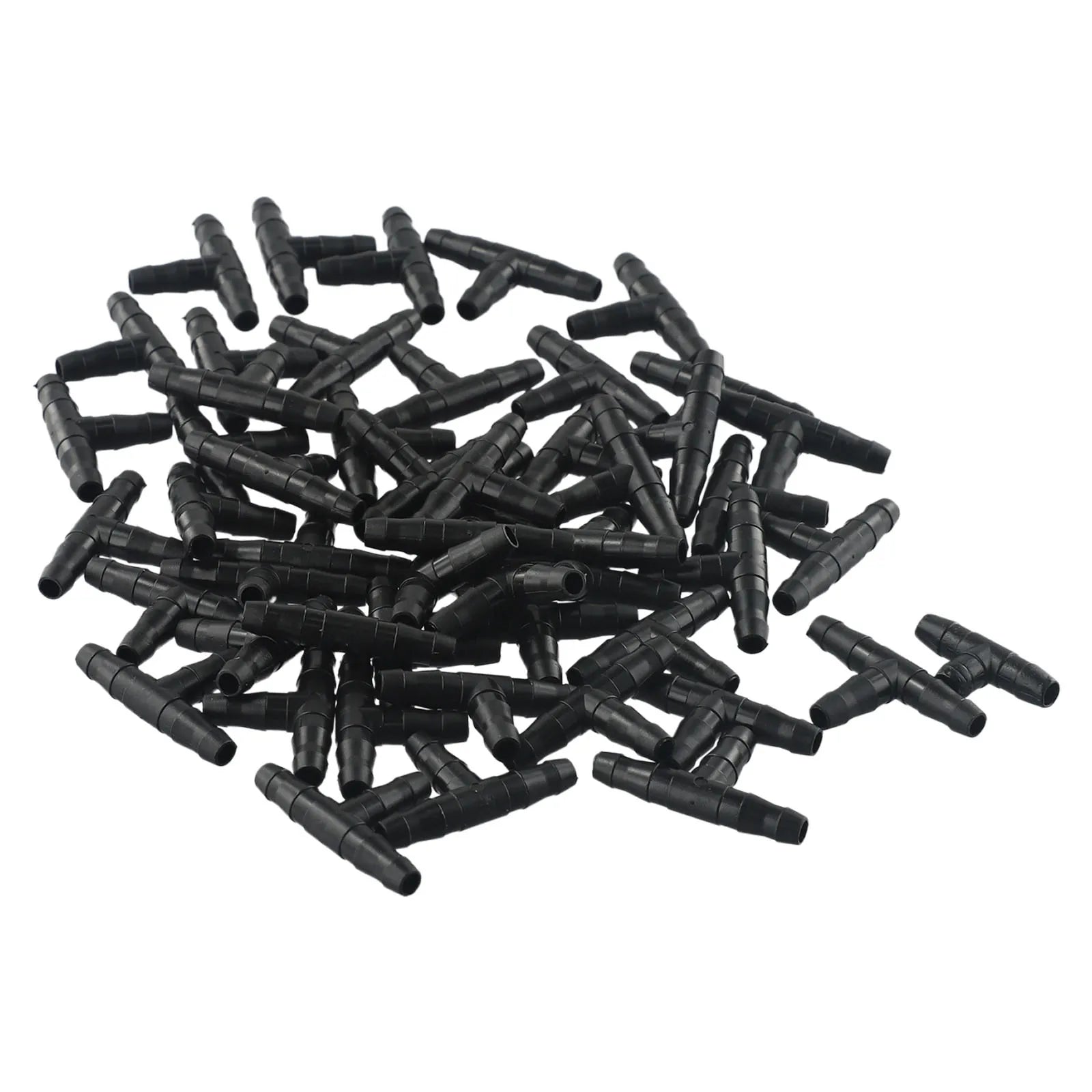 50pcs Barbed Connectors Irrigation Fittings Drip Irrigation Barbed Connectors Garden Watering Tools For 4/7mm Pipe Hose Qme
