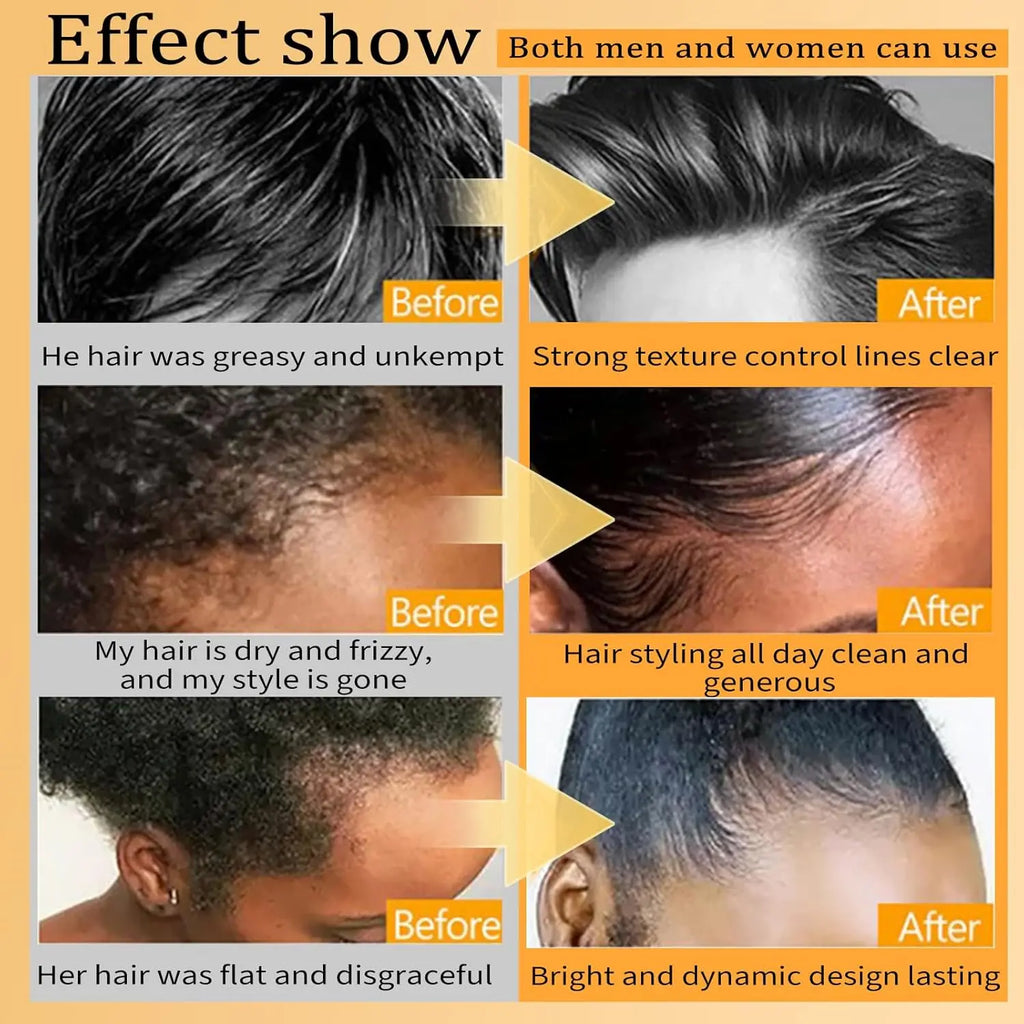 Hair Styling Gel-strong Hold Gel Men Women 24H Non-sticky No Flake Qme