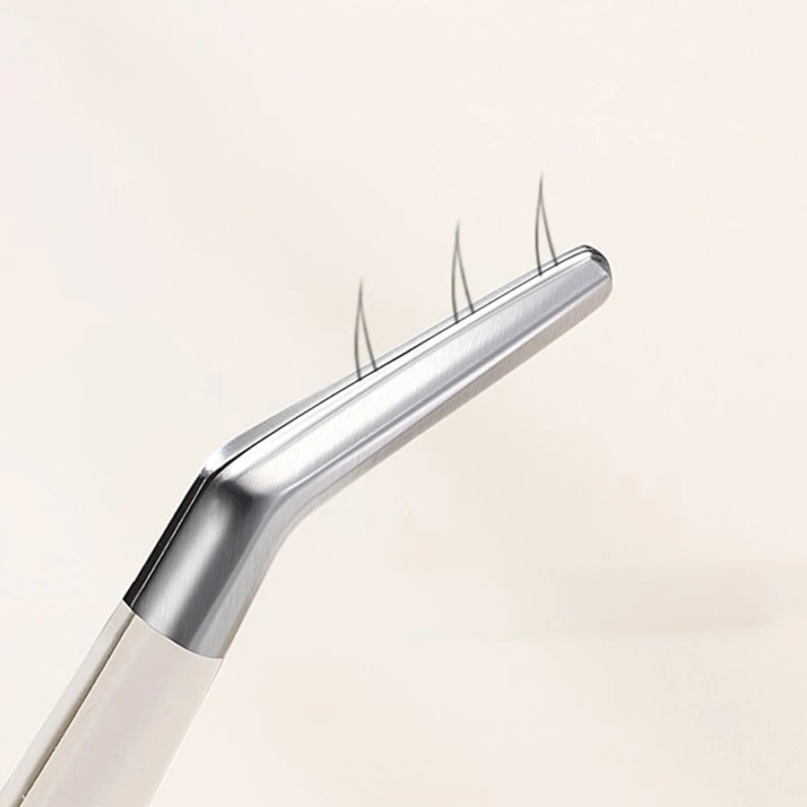 Multifunctional Tweezers Stainless Steel Eyelash Grafting False Qme