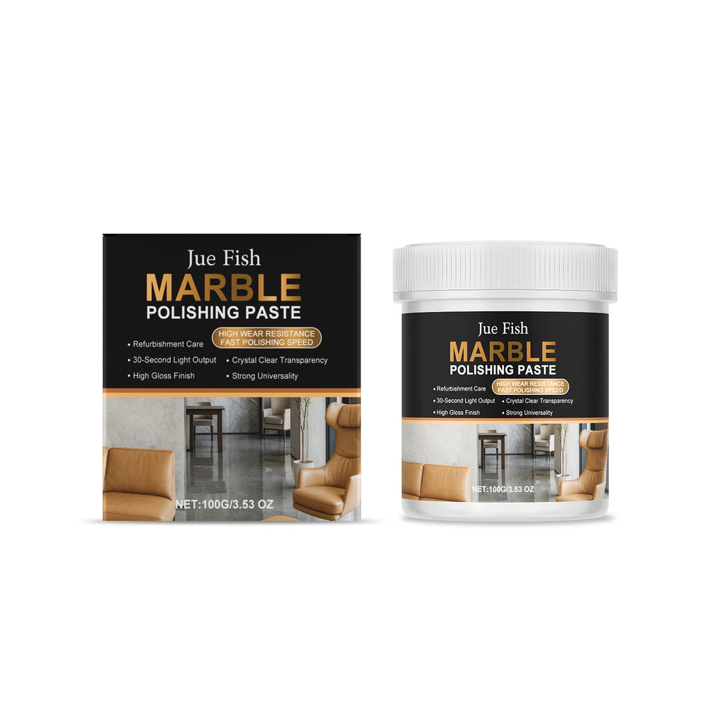 Marble Polishing Paste Effectively Remove Scratch Water Stains Brightening Eliminate Fingerprint Multi Functional Cleaning Cream Qme 100g Boxed