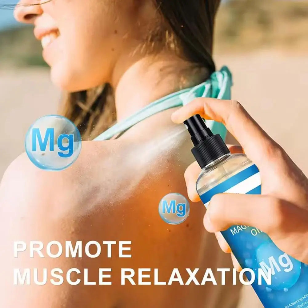 1 Magnesium Oil Spray Feet Sleep Relief Relaxation Smoothes Softens Qme