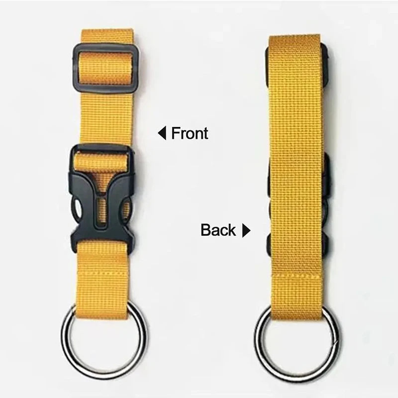 1PCS Backbin Belt Buckle Luggage Band Multifunctional Backpack Nylon Hanging Buckle Portable Suitcase Hook Hanging Buckle Qme