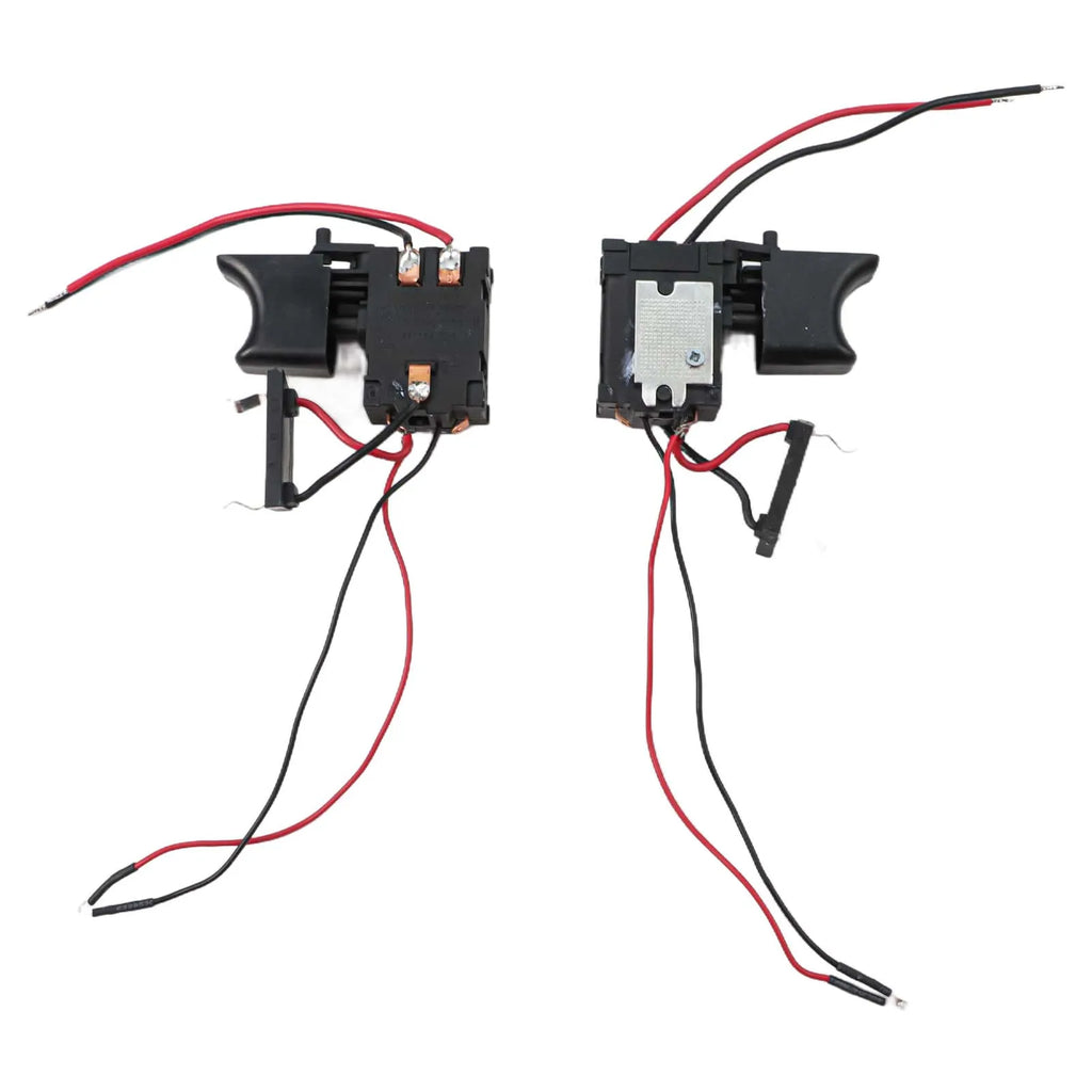 2 X Dustproof Speed Control Switch Plastic Metal 7.2V-24V Assembly Control Equipment For Electric Drill Part Replacement Qme Default Title
