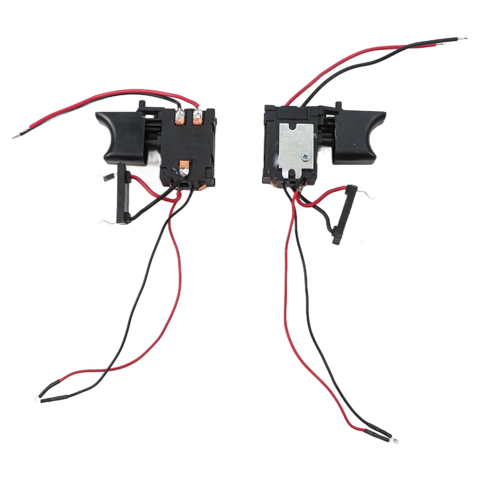 2 X Dustproof Speed Control Switch Plastic Metal 7.2V-24V Assembly Control Equipment For Electric Drill Part Replacement Qme Default Title