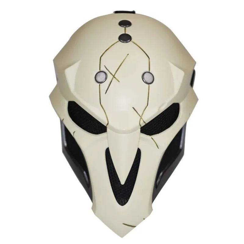 Steam Game OW Resin Mask Cosplay Overwatch Horror Death Gabriel Reyes Reaper Helmet Halloween Masquerade Party Costume Prop Gift Qme