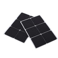 12Pcs Rubber Feet Pads Black NOn slip Self Adhesive Floor Protectors Furniture Sofa Table Chair Rubber Feet Pads Qme 12PCS