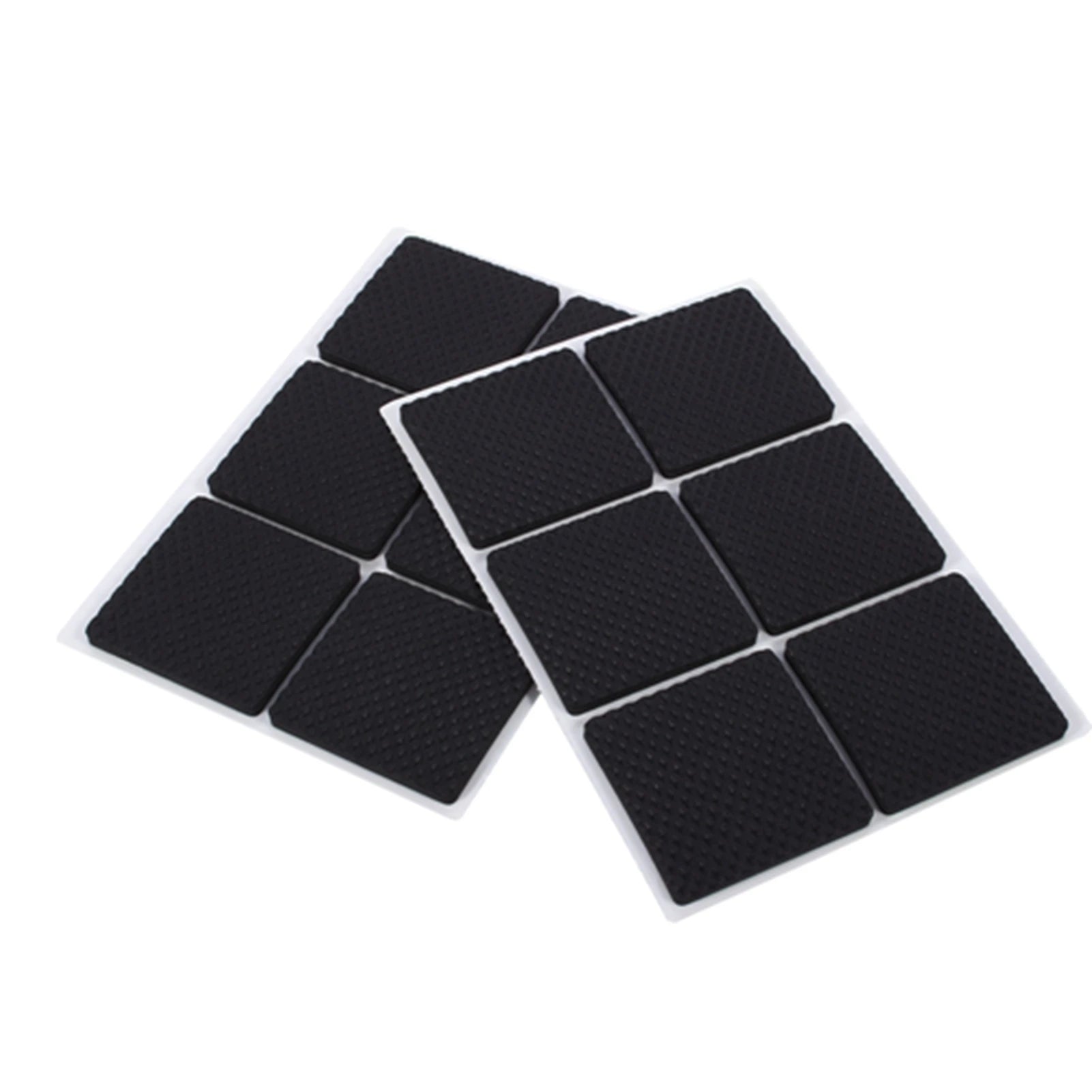 12Pcs Rubber Feet Pads Black NOn slip Self Adhesive Floor Protectors Furniture Sofa Table Chair Rubber Feet Pads Qme 12PCS