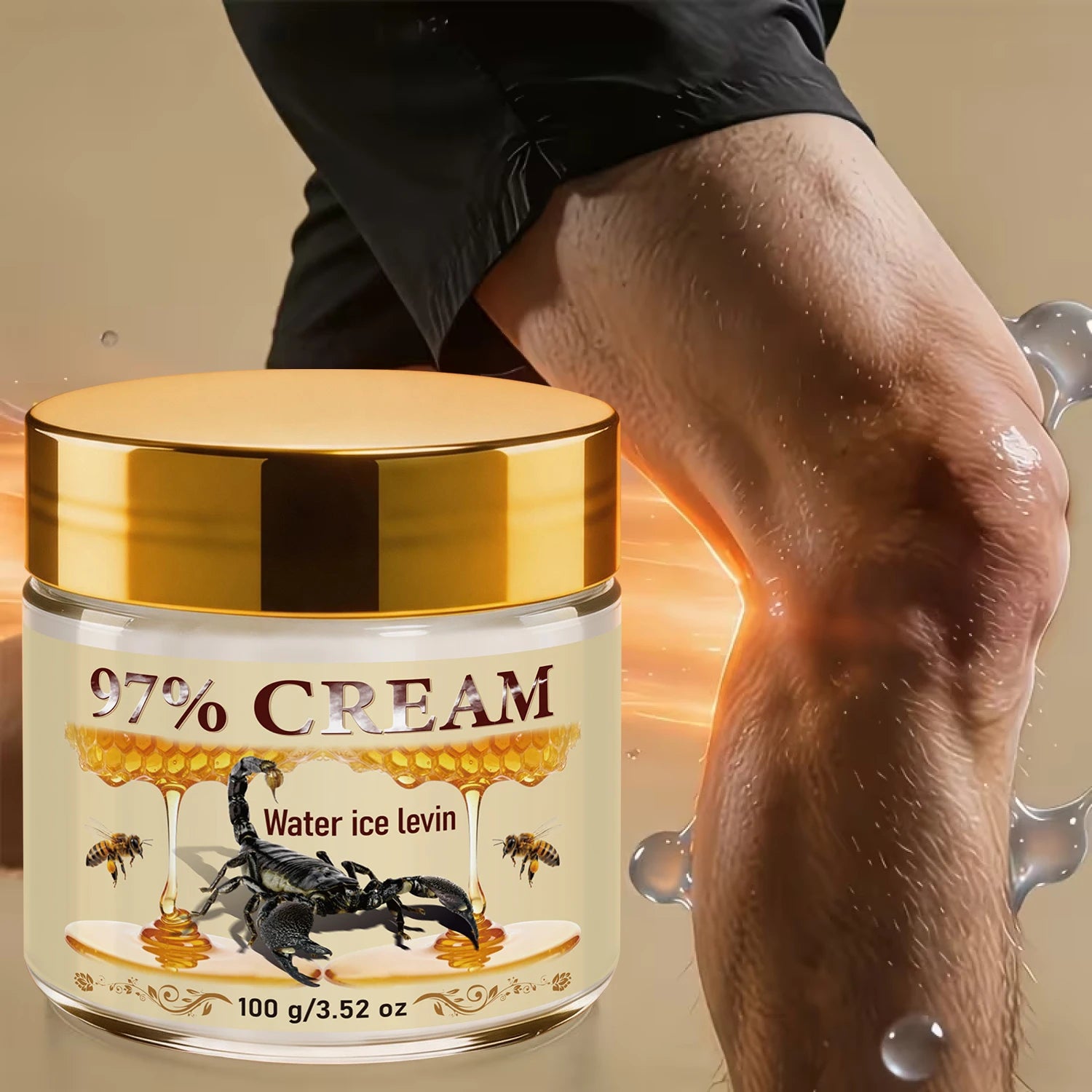 97% Bee Venom Body Cream Infused Collagen Niacinamide, Hydrating Firming Body Moisturizer Qme
