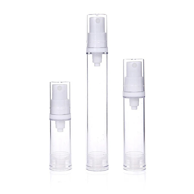 5 10 Vacuum Bottle Press Liquid Foundation Lotion Eye Cream Empty Qme