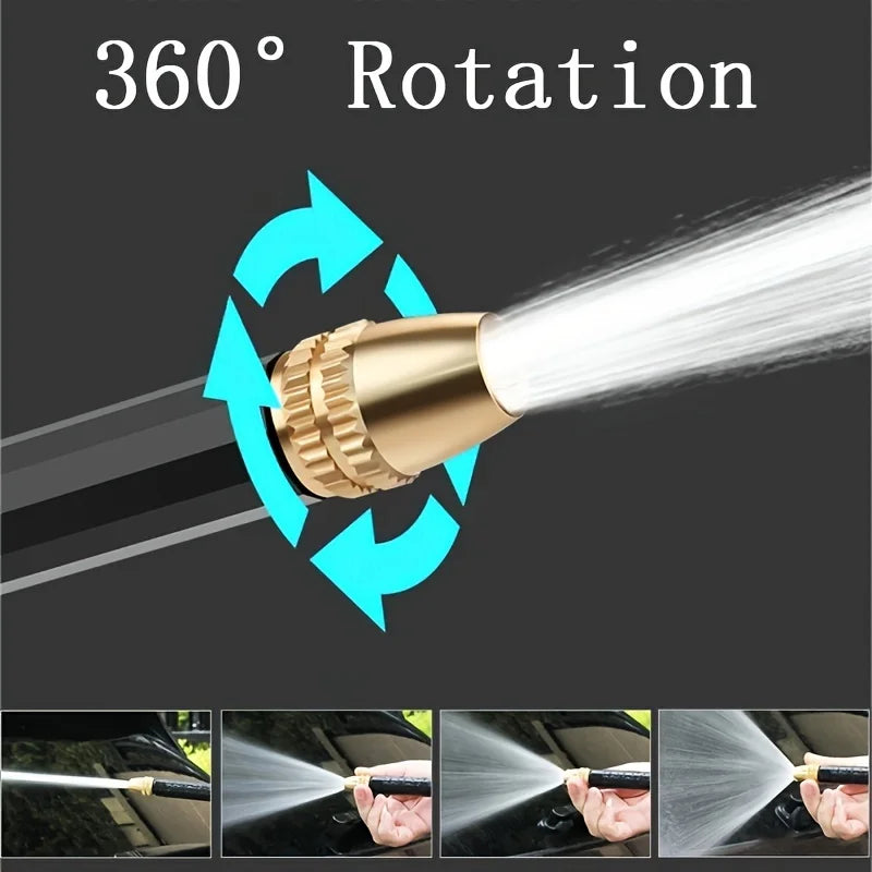 1pc High-Pressure Car Washing Water Gun, Plastic Gun Body, Garden Shower, Multifunction Watering Tool, Powerful Cleaning Qme