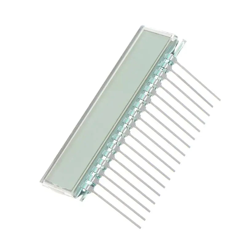 17PIN TN Positive 6 Digit Segment LCD Display Panel 3V No Backlight Qme