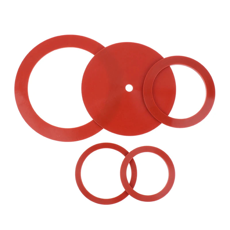 3/3.5/4/6 Inch Silicone Gaskets High Temperature Casting Gasket For Casting Machine DIY Accessory Qme