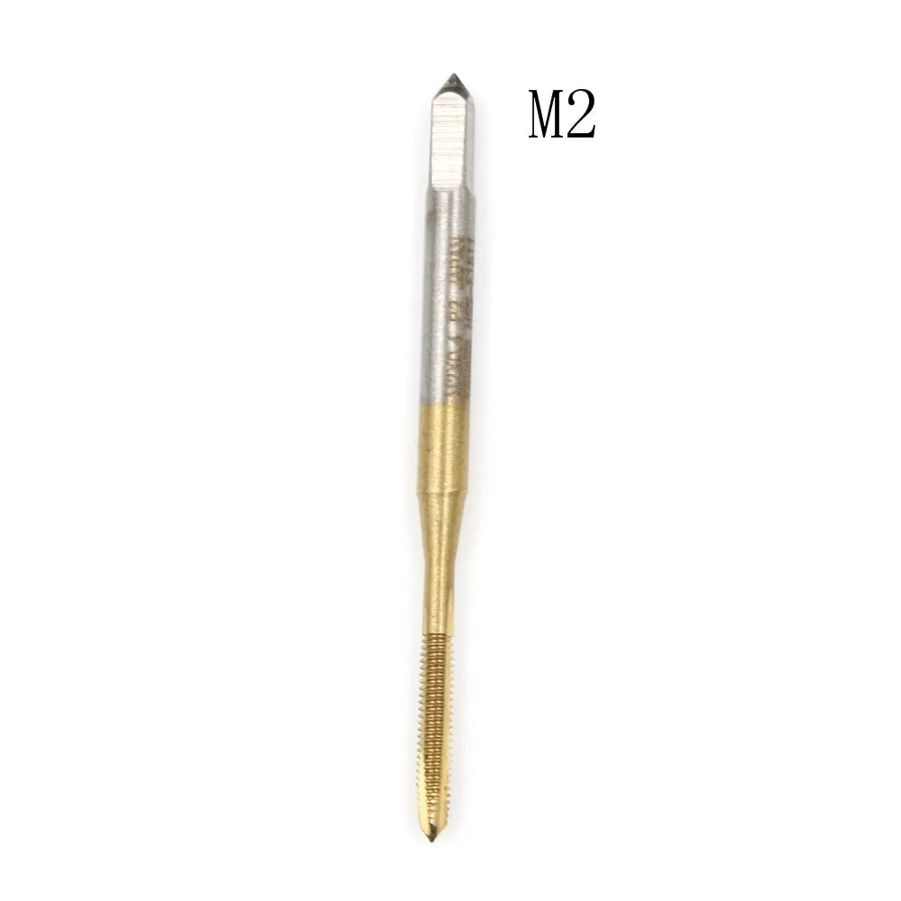 M2/M2.5/M3/M3.5/M4/M5/M6/M8 HSS Metric Straight Flute Thread Screw Tap Plug Tap Qme M2