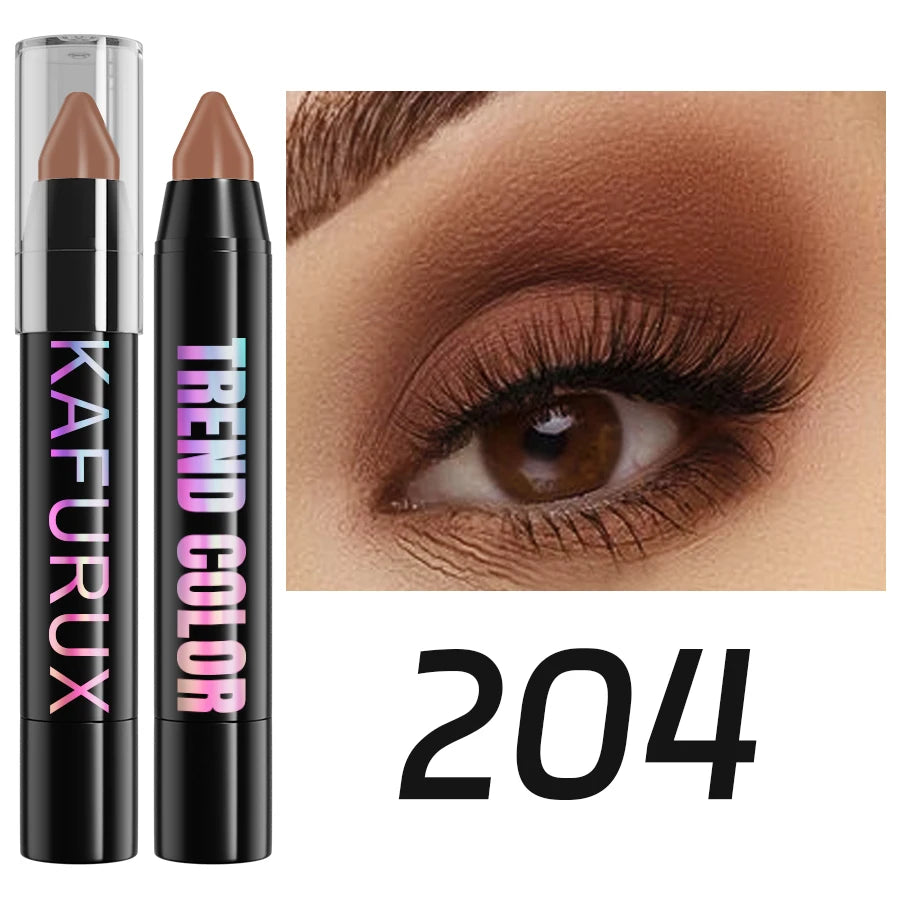 24 Colors Pearlescent Glitter Eyeshadow Eyeliner Pencil Waterproof Qme 204