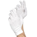 Full Finger Etiquette White Cotton Gloves Multipropose Waiters/Drivers/Jewelry/Gardern Workers Mittens Cosplay Accessories Qme 20PCS One Size