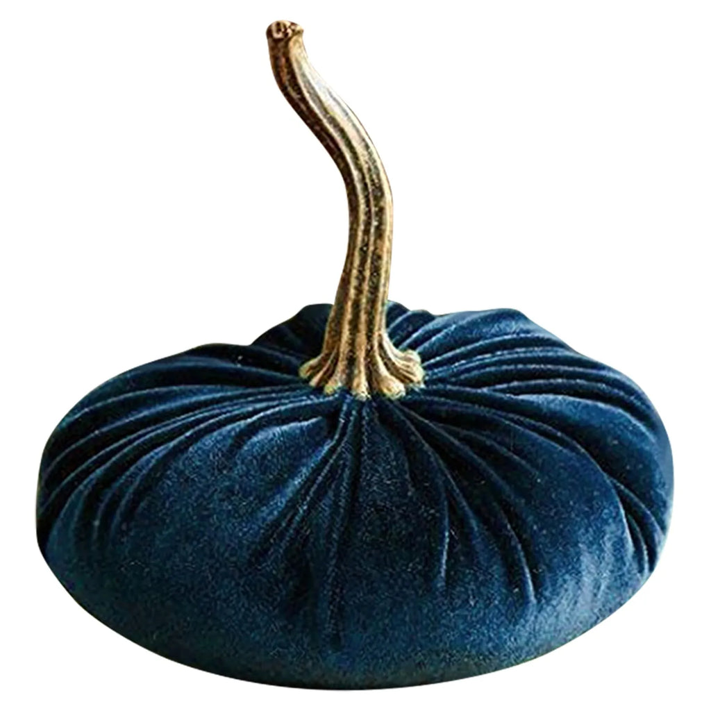 Velvet Soft Pumpkin Ornaments Handmade Home Holiday Ornaments Decoration Autumn Decoration Qme