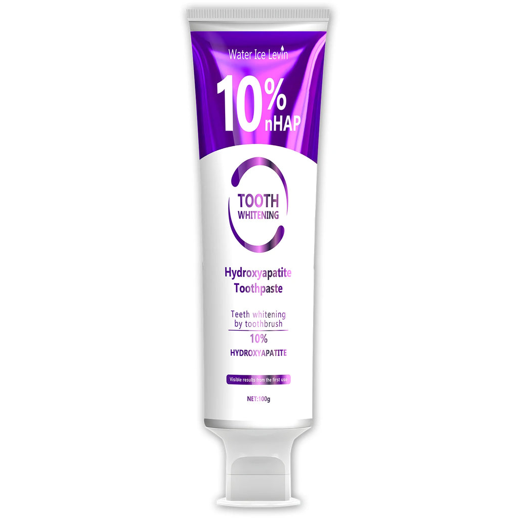 Oxide Tooth Whitening Hydroxyapatite Toothpaste Toothbrush for Whitening Teeth 10% Hydroxyapatite Visible Results with First Use Qme One Bottle
