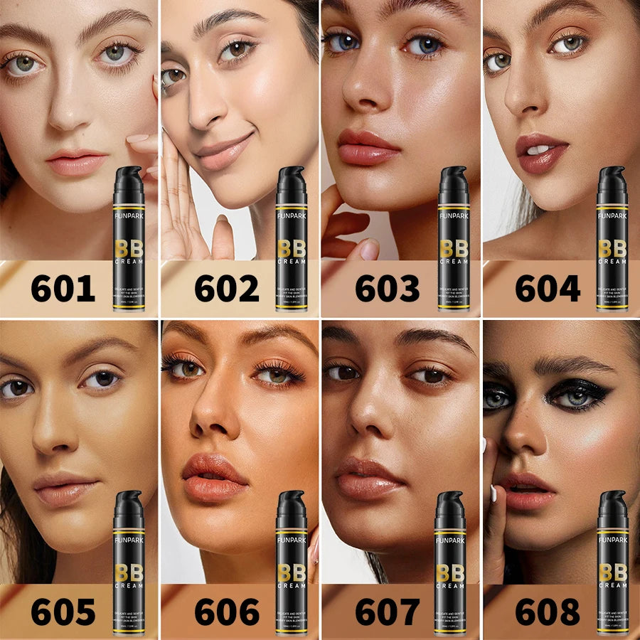 8 Colors CC Cream Foundation Moisturizing Concearler Long Lasting Qme