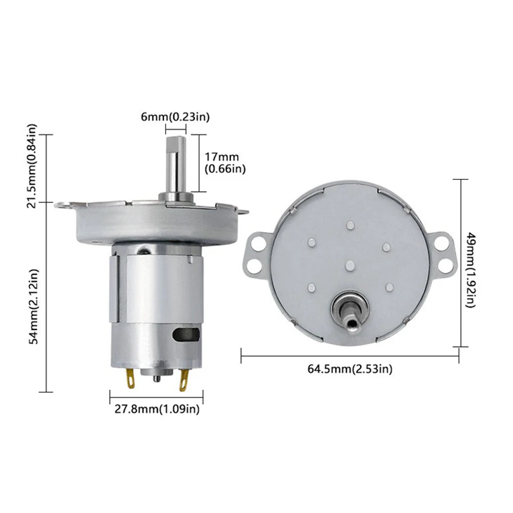 JS50/ 280 Type DC Reduction Motor Folding Washing Machine Gearbox Reductor Replacement Gear Motor 1pc Qme JS50