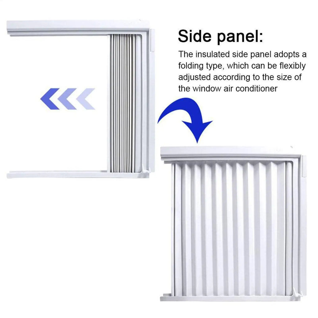 Window Unit Side Panels Soundproof Air Conditioner Cover Insulation AC Side Panel for Home Bedroom Living Room Office Dorm Hotel Qme