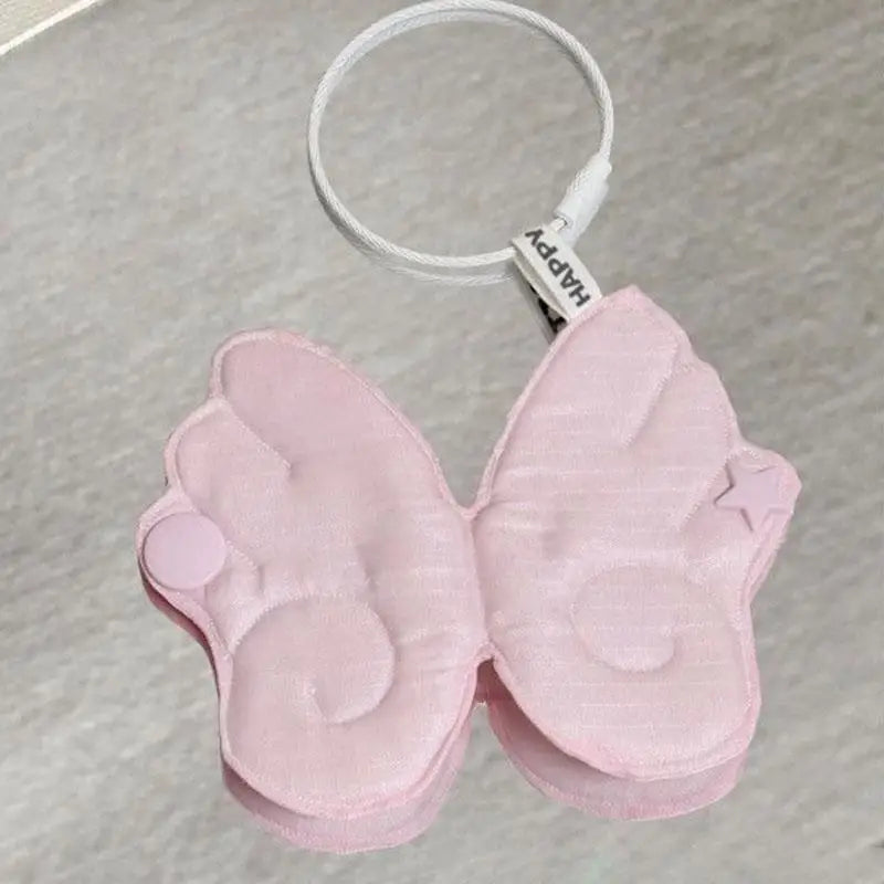 Earphone Decoration Accessories Handmade Fabric Cute Angel Wings Qme