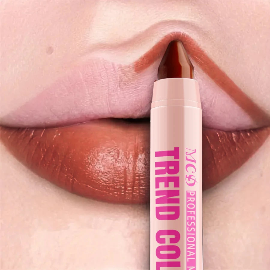 Moisturizing 12 Lipliner Pen Waterproof Plumping Stain Lipstick Qme