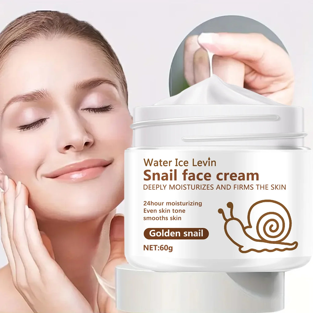 Snail Anti-aging Cream Collagen Moisturizing Nourish Repair Face Damaged Lift Firm Smooth Bright Whitening Skin Care Qme