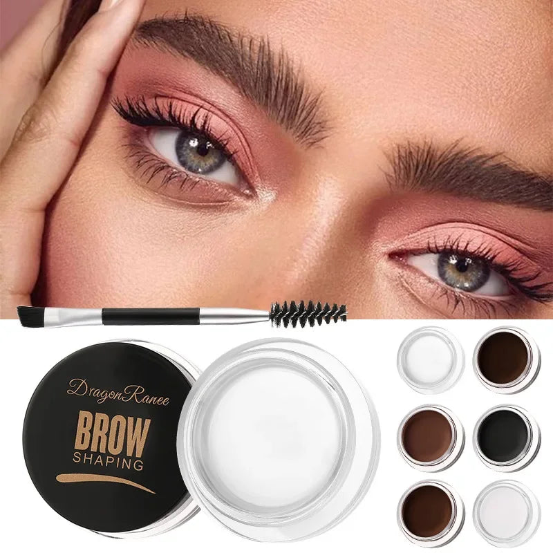 Dragon Ranee 6color Wild Eyebrow Styling Cream Gel Soap Wax White Qme