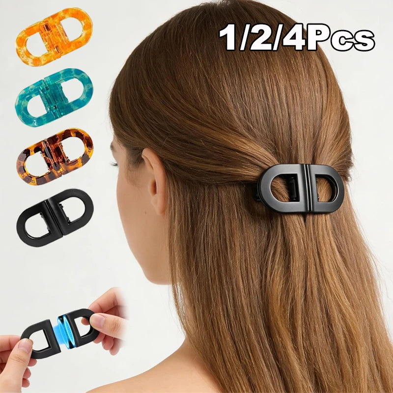 Magnetic Hair Clips Strong Hold Professional Salon Sectioning Clips Non-Slip Styling Clips for Women Girls Hairstyling Tools Set Qme