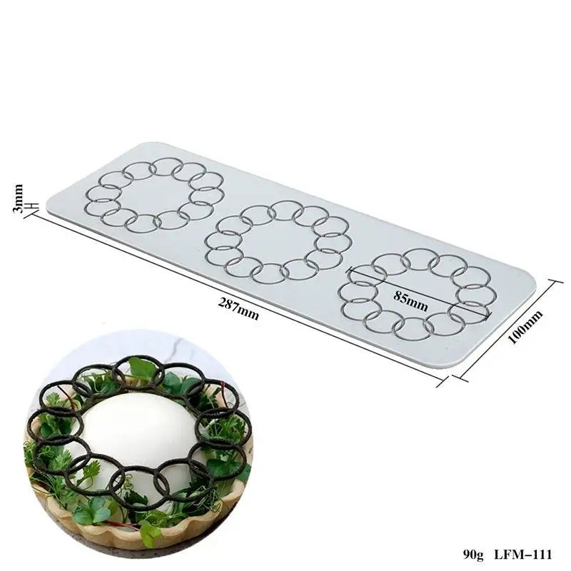 Silicone Fondant Molds Chocolate Mold Sugar Craft Gum Decorative Lace Qme LFM111