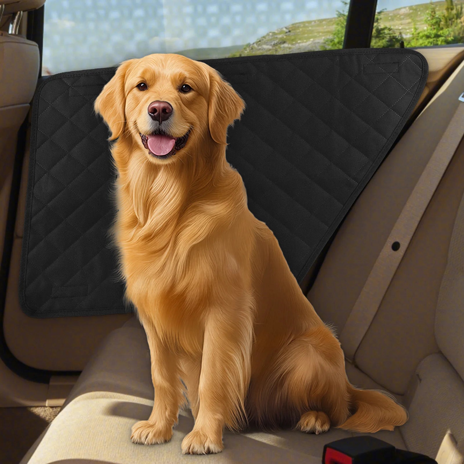 2 Pcs Waterproof Car Door Cover Pet Anti-Scratch Car Interior Cover Washable Car Door Protect Mats for Car SUV Truck Dog Travel Qme