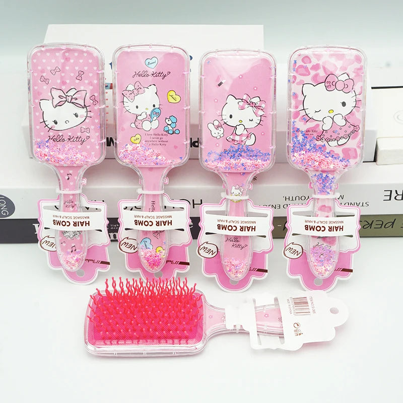 Hello Kitty Kuromi Cute Student Comb Scalp Massage Anti-static Smooth Qme