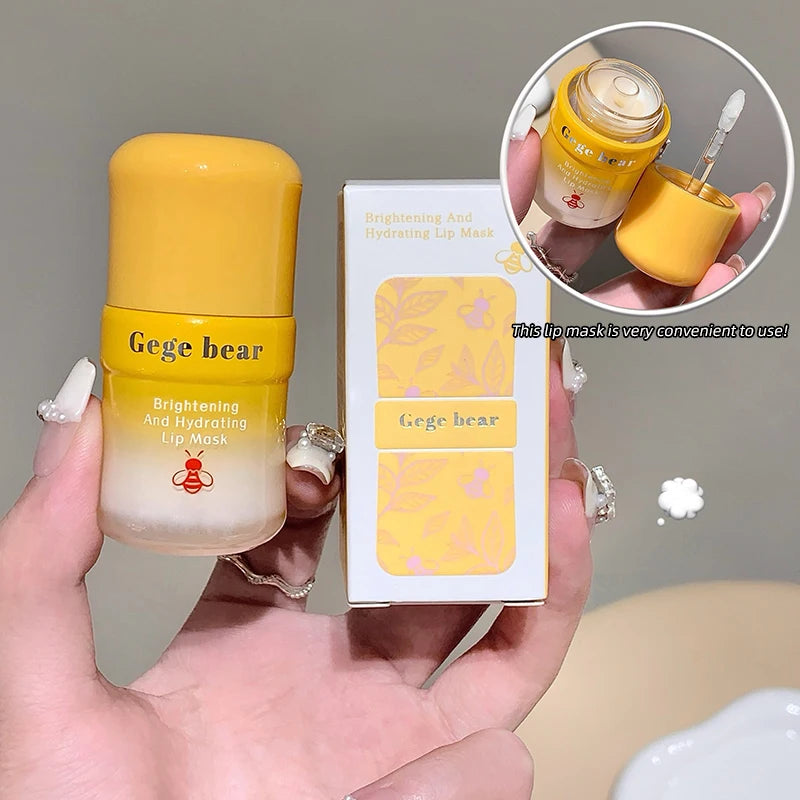 Gege Bear Lip Balm Moisturizing Fading Lines Prevent Chapped Lipstick Qme