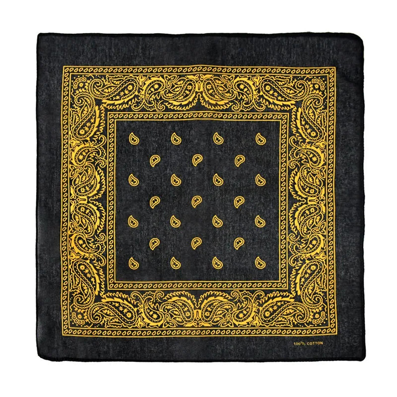 Headbands Cotton Print Bandana Head Scarf Headwraps Women Designer Headwear Double Sided Head Wrap Men Masks Face Hijab Scarves Qme A01 54cm-54cm