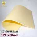 Silicone Tattoo Practice Skin Double Fake 3mm Thick A4 Big Size For Permanent Makeup Tattoo Beginner Practice Synthetic Leather Qme 1PC Yellow