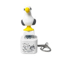 Seagull Button Keychain Rechargeable Fidget Toys Funny Keyboard Qme 1pc