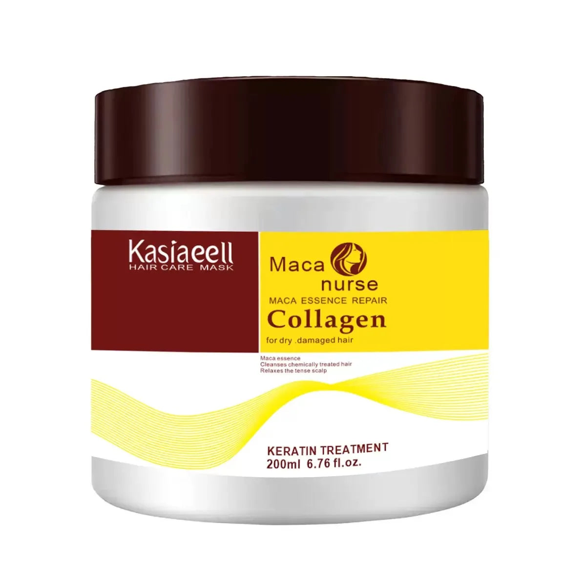 Collagen Hair Treatment Deep Repair Conditioning Argan Oil Hair Mask Essence for Dry Damaged Hair 200ml/500ml Qme