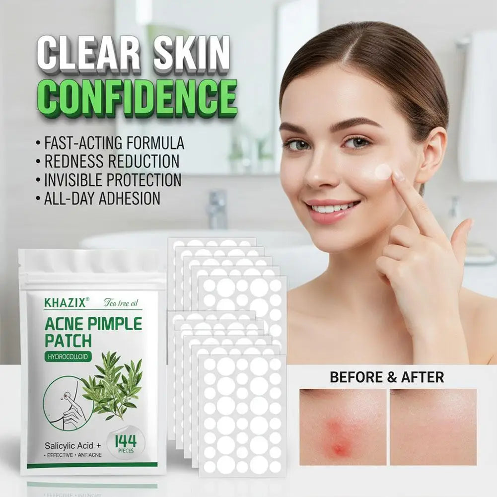 Hydrocolloid Acne Pimple Patch Salicylic Acid Tea Tree Oil Inflamed Qme