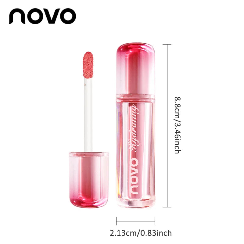 Watery Glassy Lip Gloss Glaze Mirror Shine Lipstick Hydrating Qme