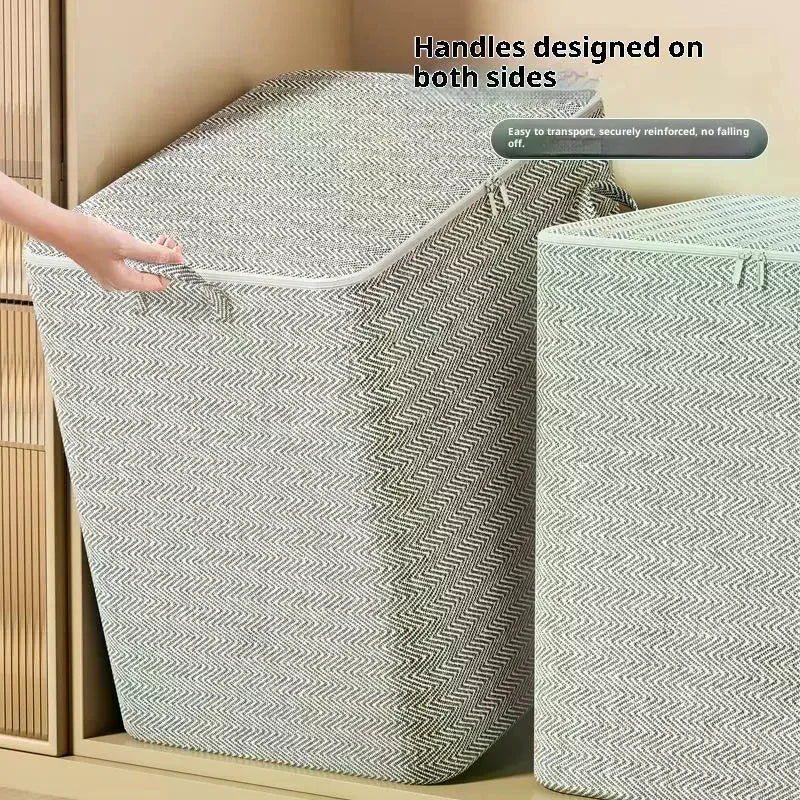 Big Clothes Storage Box Cover Large Laundry Basket Organizer Bag Baby Qme
