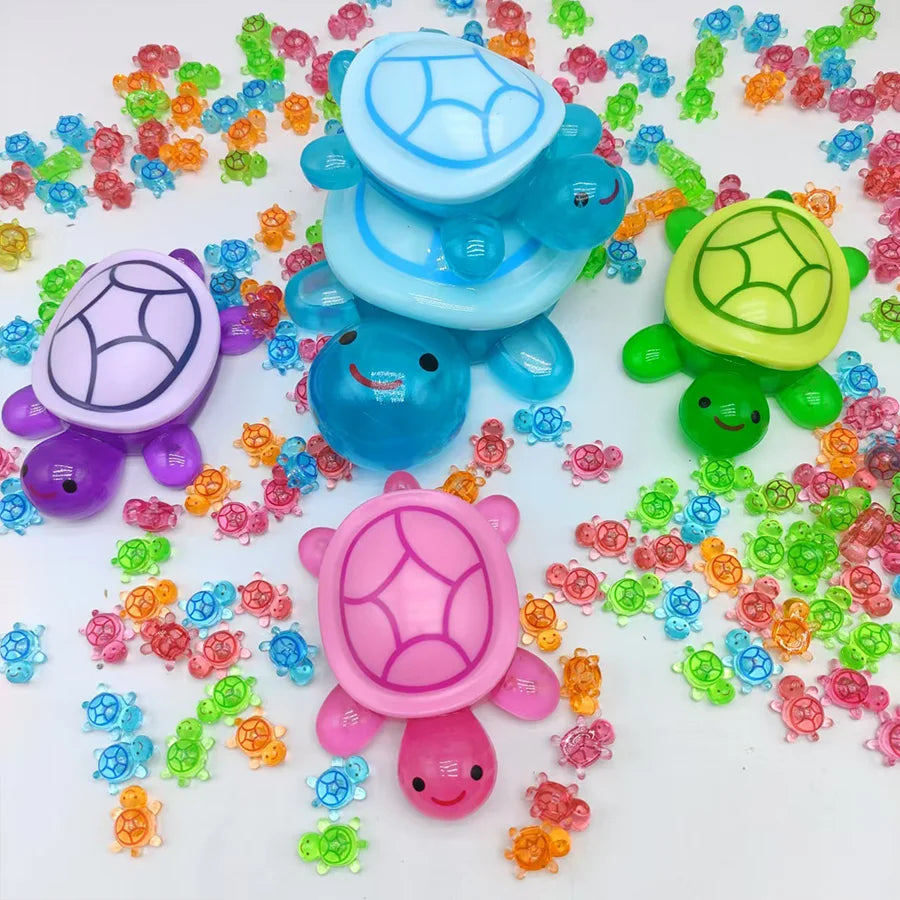 Giant Turtle Night Light Storage Box Cute Doll Shell Essential Qme
